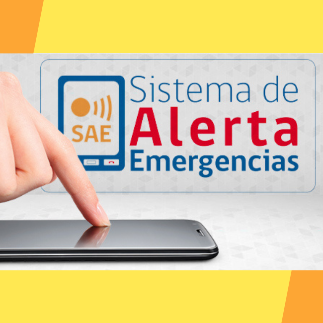 VERIFIQUE SI TIENE ACTIVADO EL SISTEMA DE ALERTA DE EMERGENCIAS (SAE) EN SU CELULAR