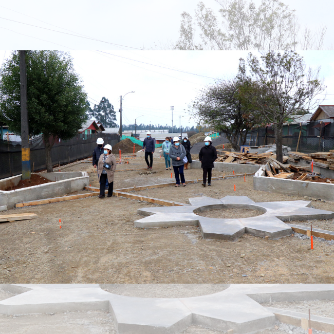 AVANZAN LAS OBRAS DE MEJORAMIENTO DEL CENTRO DE LOS CANELOS