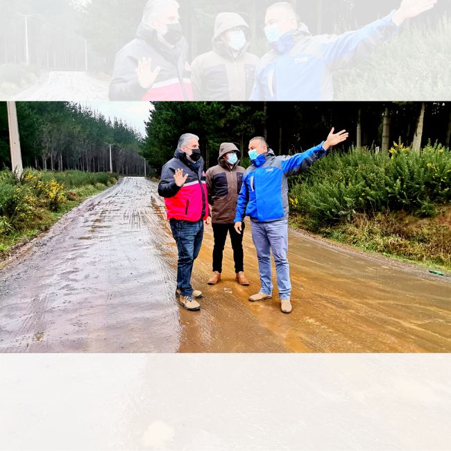 ALCALDE PABLO VEGAS MANIFESTÓ EN TERRENO AL SEREMI DE OBRAS PÚBLICAS LAS DEMANDAS ALAMEÑAS