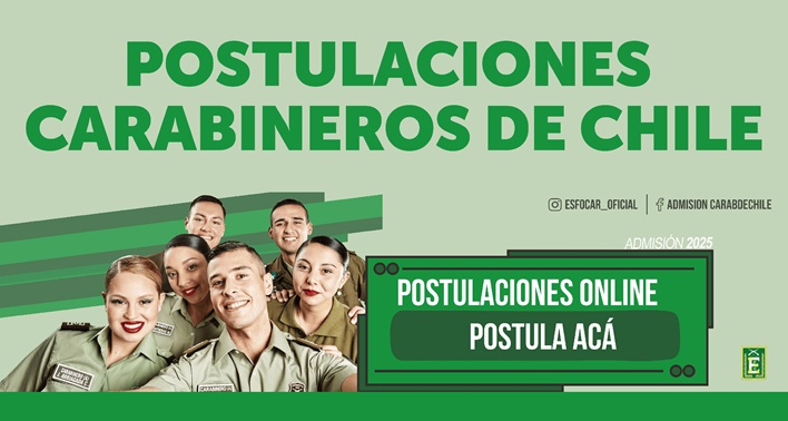 ESCUELA DE FORMACIÓN POLICIAL COMIENZA SU INSCRIPCIÓN EN LINEA